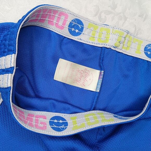 Faded Glory Lot of Girls 2 Athletic Shorts Blue, Hot Pink, White Size L 10/12 - Picture 6 of 11